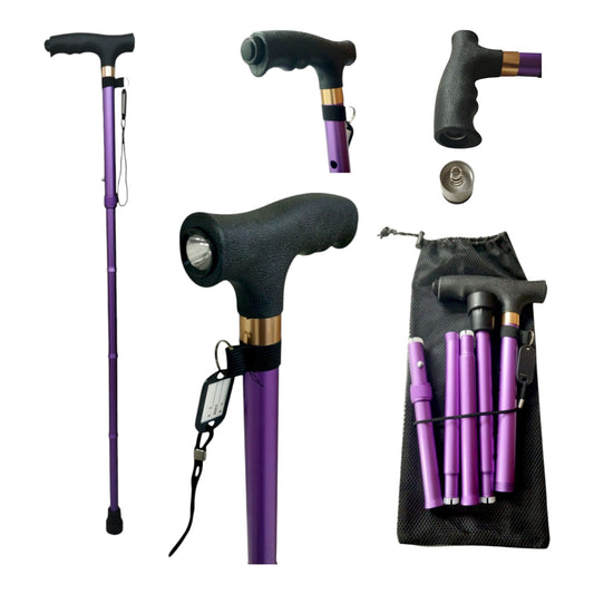 ImagendeWhatsApp2025-03-28alas10.17.11_6cbcfd30.jpg Bastón Plegable Regulable de Metal Con Luz - Imagen 1