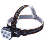 Minero de 5 Luces Luz Blanca y Azul USB Recargable