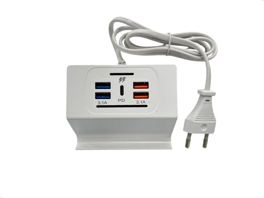 a6948e28-5207-4d0b-97f8-643745479ec4.jpg ADAPTADOR C/ 4 PUERTOS USB + TIPO C - Imagen 1