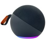 Parlante Redondo Recargable LED Multicolor