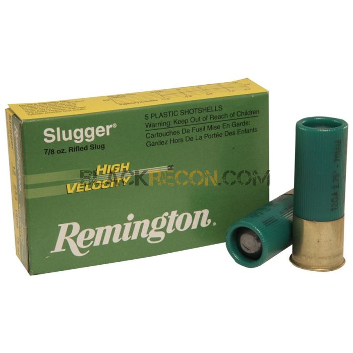 balas-escopeta-12-70-remington-slugger-high-velocity REMINGTON - CARTUCHO - CAL. 12/70 SLUGGER HIGH VELOCITY 24.8 gramos (U$S 16.96) - Imagen 1