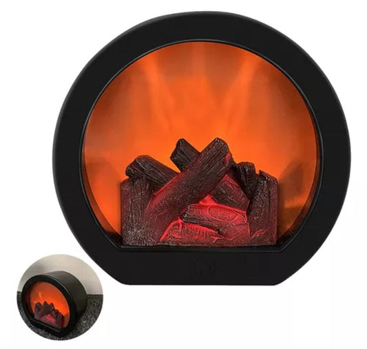 bc14932b-25ae-4834-8b25-de611c9032b2.jpg Adorno fuego redondo USB y a pila - Imagen 1