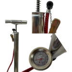 Inflador Cromado C/Manometro