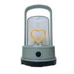 Farol a pilas corazon