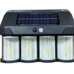 Luz solar calida de exterior x4