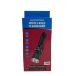 Linterna recargable con indicador de bateria