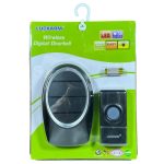 Timbre a pilas negro