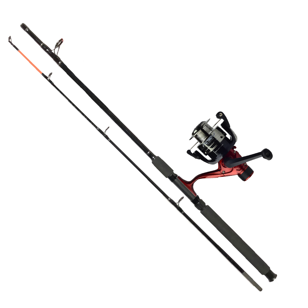 COMBO.jpg Combo De Pesca – Caña, Reel, Tanza y Anzuelos - Medida: Caña 2.70m Con Reel Arena 3000 - Imagen 1