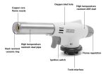 Soplete/pistola Flambeador, Llamas Todo-uso, + 5 Gas Butanos - Imagen 4