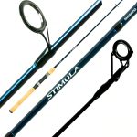 Caña Shimano Stimula 6.6 Pies 6-10lbs 2 Tramos Spinning Azul Marino - Imagen 2