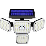 Foco Solar Con Sensor Cuádruple