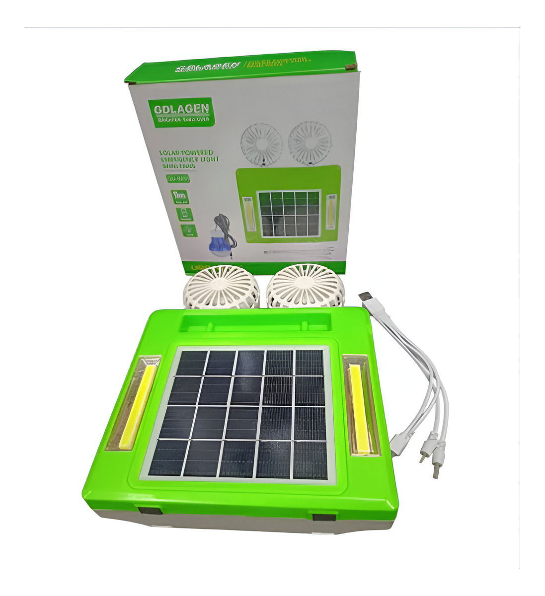 D_903774-MLU95972809446_102025-F.jpg Luz Solar Con Ventilador Integrado Para Exterior - Imagen 1