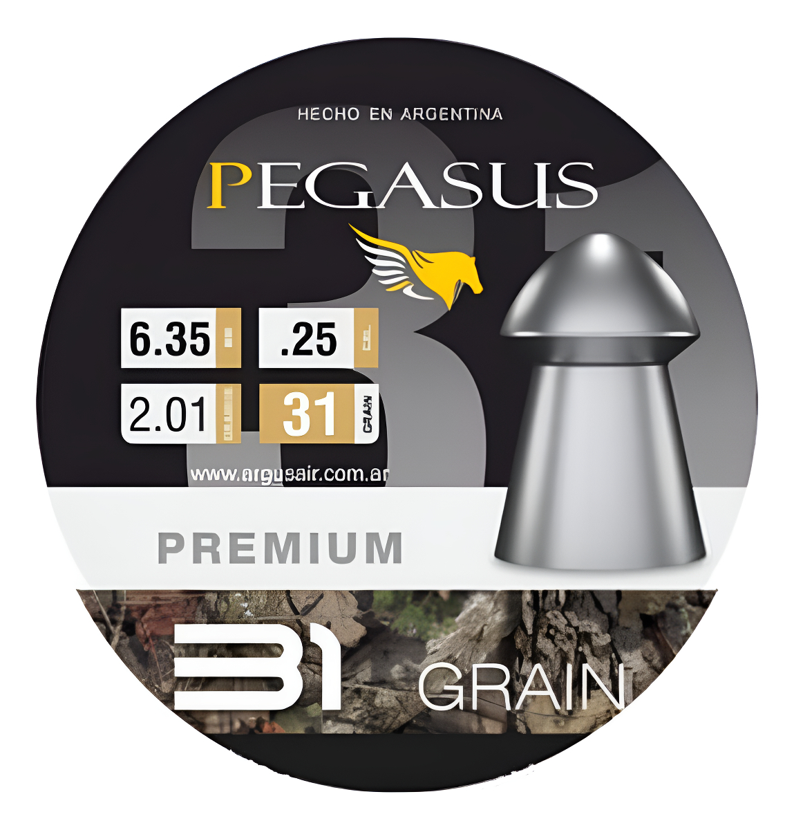 D_933368-MLU94688645433_102025-F.jpg Chumbos Argus Pegasus 6 35 31 Grain - Imagen 1