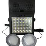 Panel Solar Con Luces Y Parlante