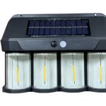 Lámpara Solar De Exterior Luz Cálida Genérica X4