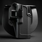 Canana Exterior Glock 17 19 23 34 35 Polimero Negro Rigido - Imagen 5