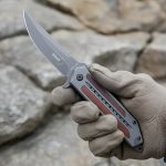 Navaja Da102 Futurista Practica Cortatodo Brown