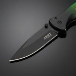 Navaja Cuchillo Táctico Supervivencia Con Rompe Cristales - Imagen 9