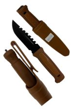 Cuchillo Con Vaina De Plástico Marrón Mod: Mf061