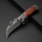 Navaja Karambit Madera Ultra Killer Con Enganche - Imagen 2