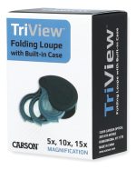 Lupa Plegable 5x 10x 15x Tri-view Tv-15 Plegable 3 Aumentos - Imagen 3
