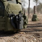 Canana Exterior Glock 17 19 23 34 35 Polimero Negro Rigido - Imagen 8