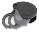 Lupa Plegable 5x 10x 15x Tri-view Tv-15 Plegable 3 Aumentos - Imagen 2