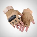 Guante Tactico Con Proteccion Medio Dedo Gran Aventura