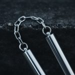 Nunchaku De Metal Artes Marciales Defensa Profesional Ninja - Imagen 9