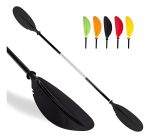 Remo Doble De Aluminio Pala Ajustable 3 Posicion Para Kayak