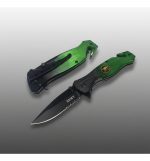 Navaja Cuchillo Táctico Supervivencia Con Rompe Cristales - Imagen 6