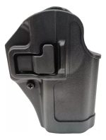 Canana Exterior Glock 17 19 23 34 35 Polimero Negro Rigido - Imagen 3