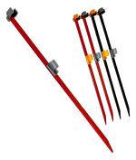 Posa Caña De Aluminio De 1mt Pesca Playa Rio