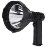Foco De Mano Reflector Cree Led T6 25w Recargable Color De La Linterna Negro Color De La Luz Blanco