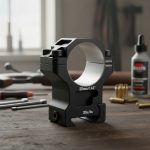 Anillas Tácticas 30 Mm Perfil Alto Montaje Rifle Titanium