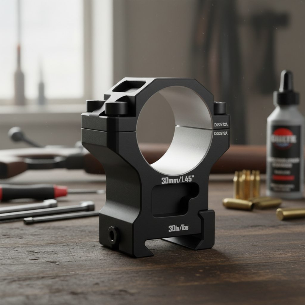 D_648261-MLU100862586545_122025-F.jpg Anillas Tácticas 30 Mm Perfil Alto Montaje Rifle Titanium - Imagen 1