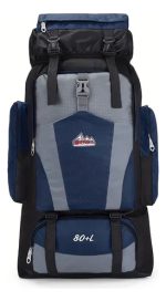 Mochila Viajera 75 L Reforzada Alta Gama Resistencia Camping - Imagen 5