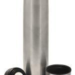 Termo Bala 1 Litro Acero Inoxidable Doble Capa Termica Plateado
