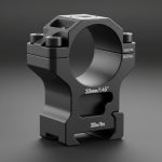 Anillas Tácticas 30 Mm Perfil Alto Montaje Rifle Titanium - Imagen 4