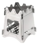 Estufa De Leña Acero Inoxidable Portátil Y Plegable Camping - Imagen 3