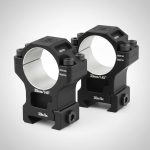 Anillas Tácticas 30 Mm Perfil Alto Montaje Rifle Titanium - Imagen 3