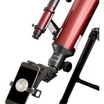 Telescopio Astronómico Carson Refractor Rp-400sp 50x-111x Con Trípode Aluminio Rojo