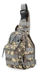 Bandolera Bolso Tactico De Pecho Tela Oxford Gran Aventura - Imagen 3