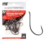 Anzuelos Marine Sports Super Maruseigo N°22 Negro X25 Piezas Pesca - Imagen 6