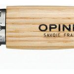 Cuchillo Opinel N°7 Castañas Acero Inoxidable Mango Madera Crema