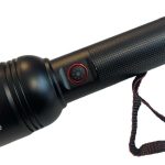 Linterna Táctica Led Recargable Con Zoom Roswell 800lm Luz Blanca Blanco Negro