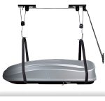 Soporte Para Techo Poleas 45kg Colgar Bicicletas Escaleras Color Negro - Imagen 4
