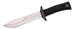Cuchillo Táctico Muela 27.5cm Hoja 420h Liso Incluye Estuche Negro