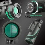 Monocular Visor Monoculo Telescopioseguridad Caza Camping - Imagen 4