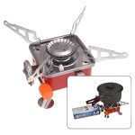 Cocinilla Anafe Portatil Compacta Para Camping Trekking Rojo